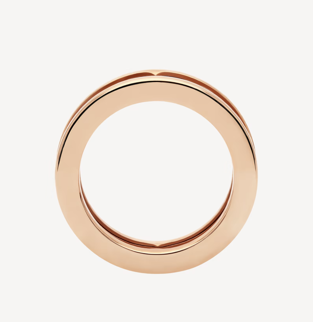 [⭐Corinne]ZERO 1 ONE-BAND WITH OPENWORK LOGO SPIRAL RING