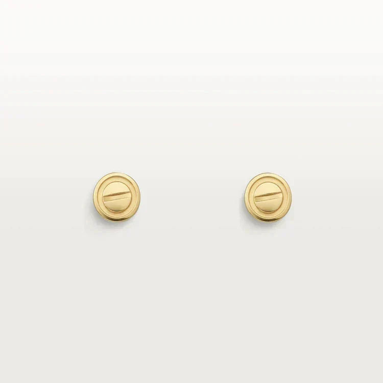 [⭐Corinne]LOVE EARRINGS GOLD 10MM