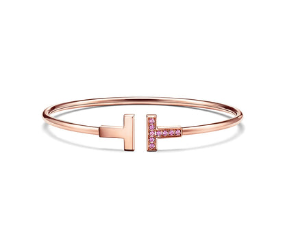 [Corinne]T PINK GOLD PINK DIAMOND BRACELET