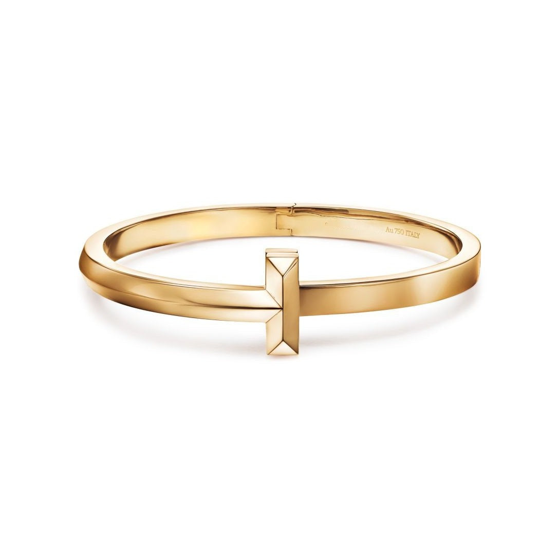 [Corinne]T1 WIDE HINGED BANGLE BRACELET