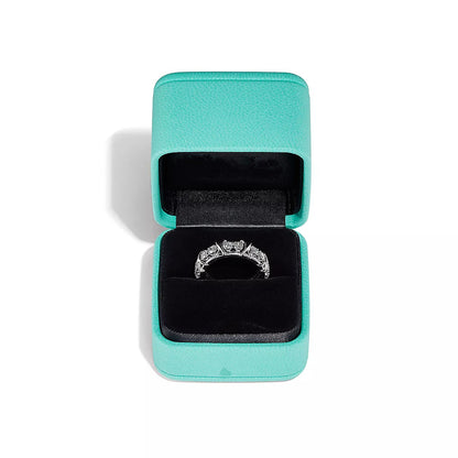 [Corinne]SIXTEEN STONE SILVER RING
