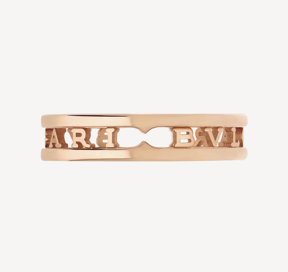 [⭐Corinne]ZERO 1 ONE-BAND WITH OPENWORK LOGO SPIRAL RING