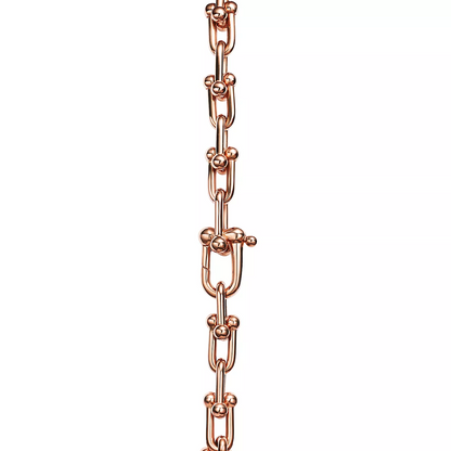 [Corinne]HARDWEAR SMALL LINK 26 MOTIF PINK GOLD BRACELET