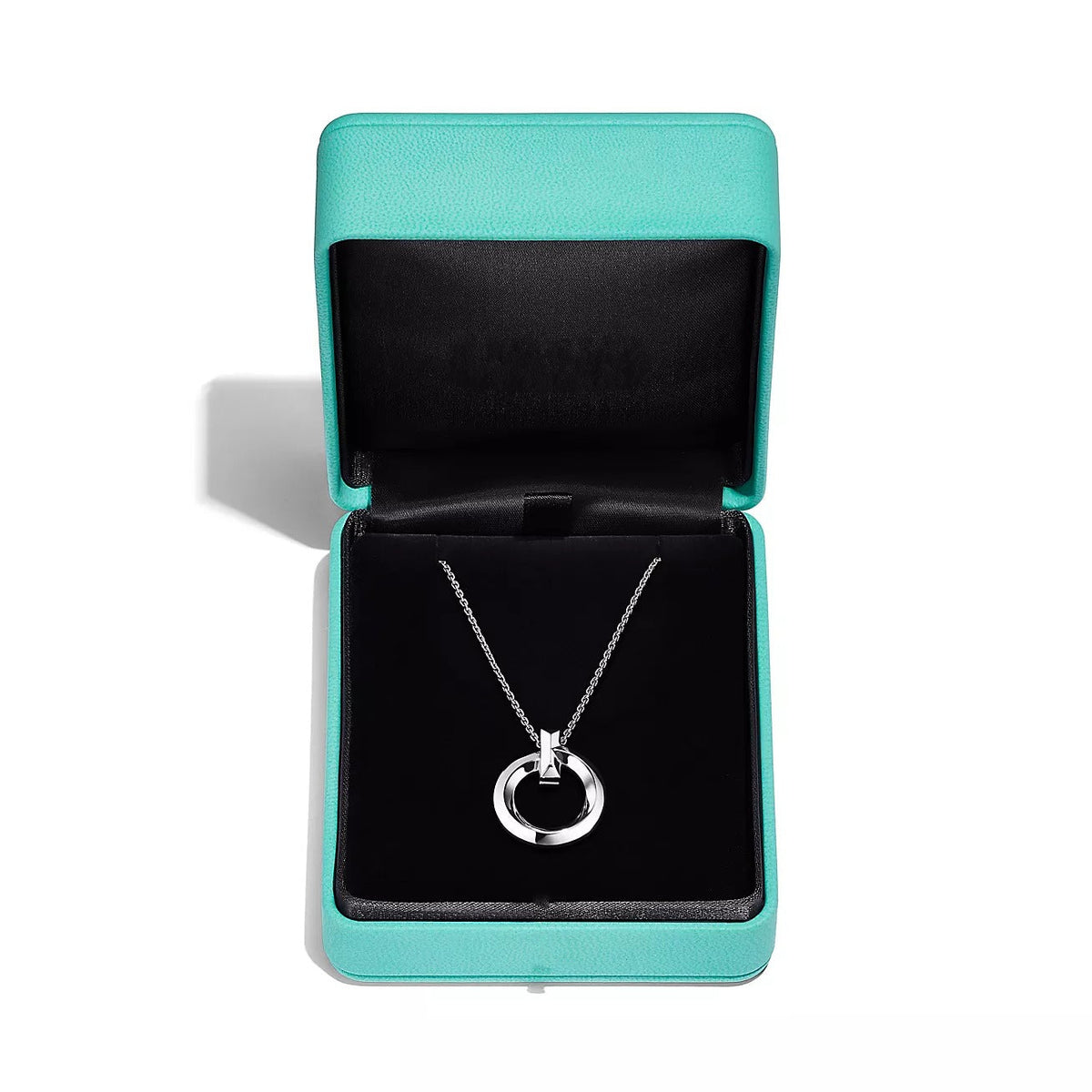 [Corinne]T CIRCLE PENDENT SILVER NECKLACE