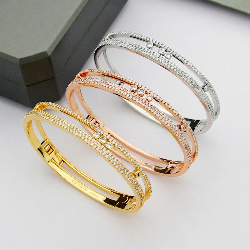[⭐Corinne]Move Romane pavé bangle