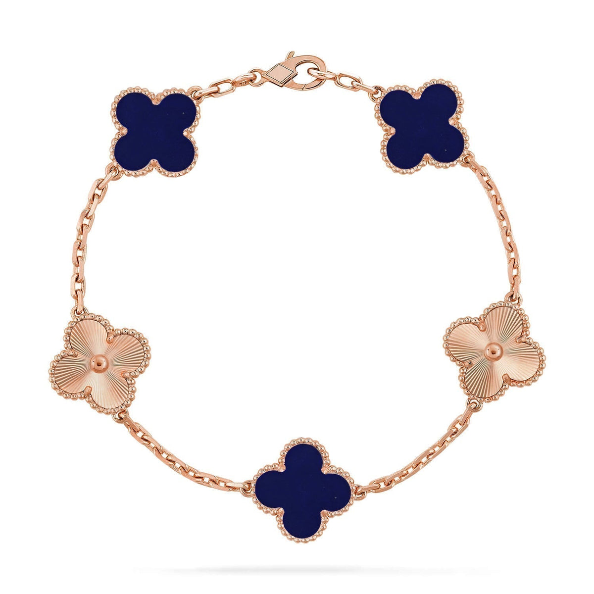 [⭐Corinne]CLOVER 5 MOTIF LAPIS LAZULI BRACELET COLLECTION