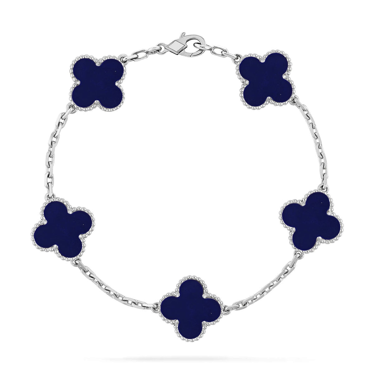 [⭐Corinne]CLOVER 5 MOTIF LAPIS LAZULI BRACELET COLLECTION