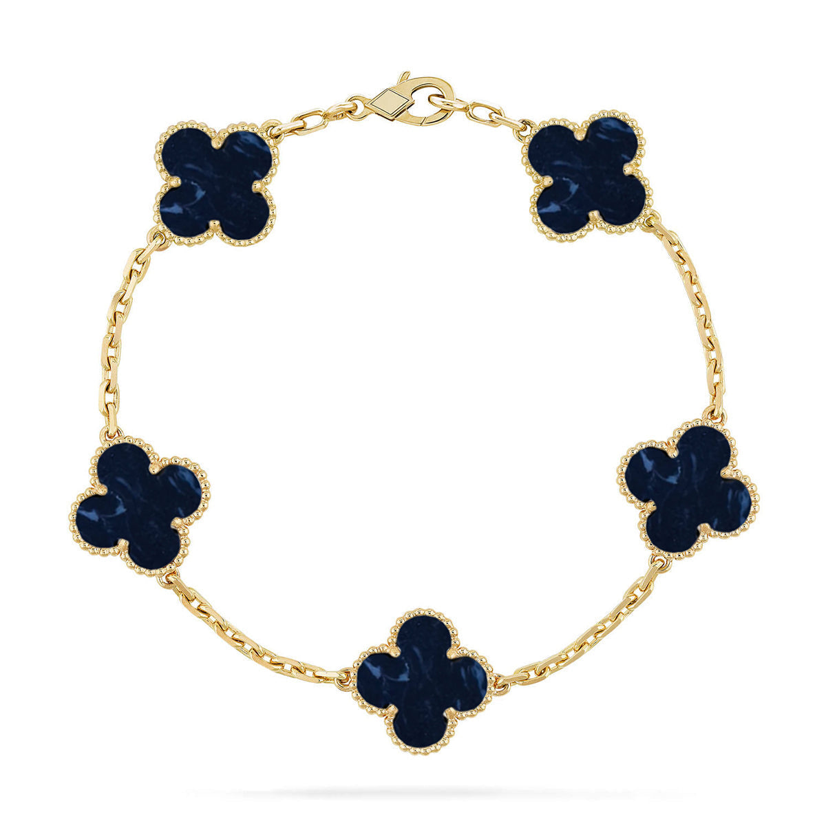[⭐Corinne]CLOVER 5 MOTIF PIETERSITE BRACELET COLLECTION