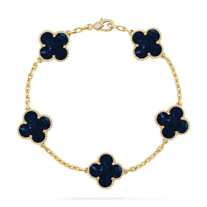 [⭐Corinne]CLOVER 5 MOTIF PIETERSITE BRACELET COLLECTION