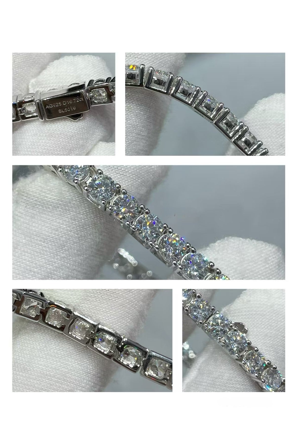 [⭐Corinne jewelrys]TENNIS BRACELET WITH FULL DIAMOND SETTING