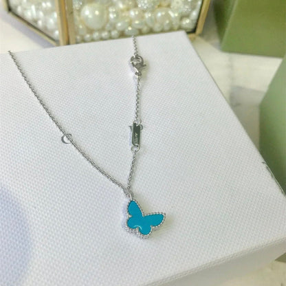 [⭐Corinne]BUTTERFLY TURQUOISE BUTTERFLY BRACELET SILVER