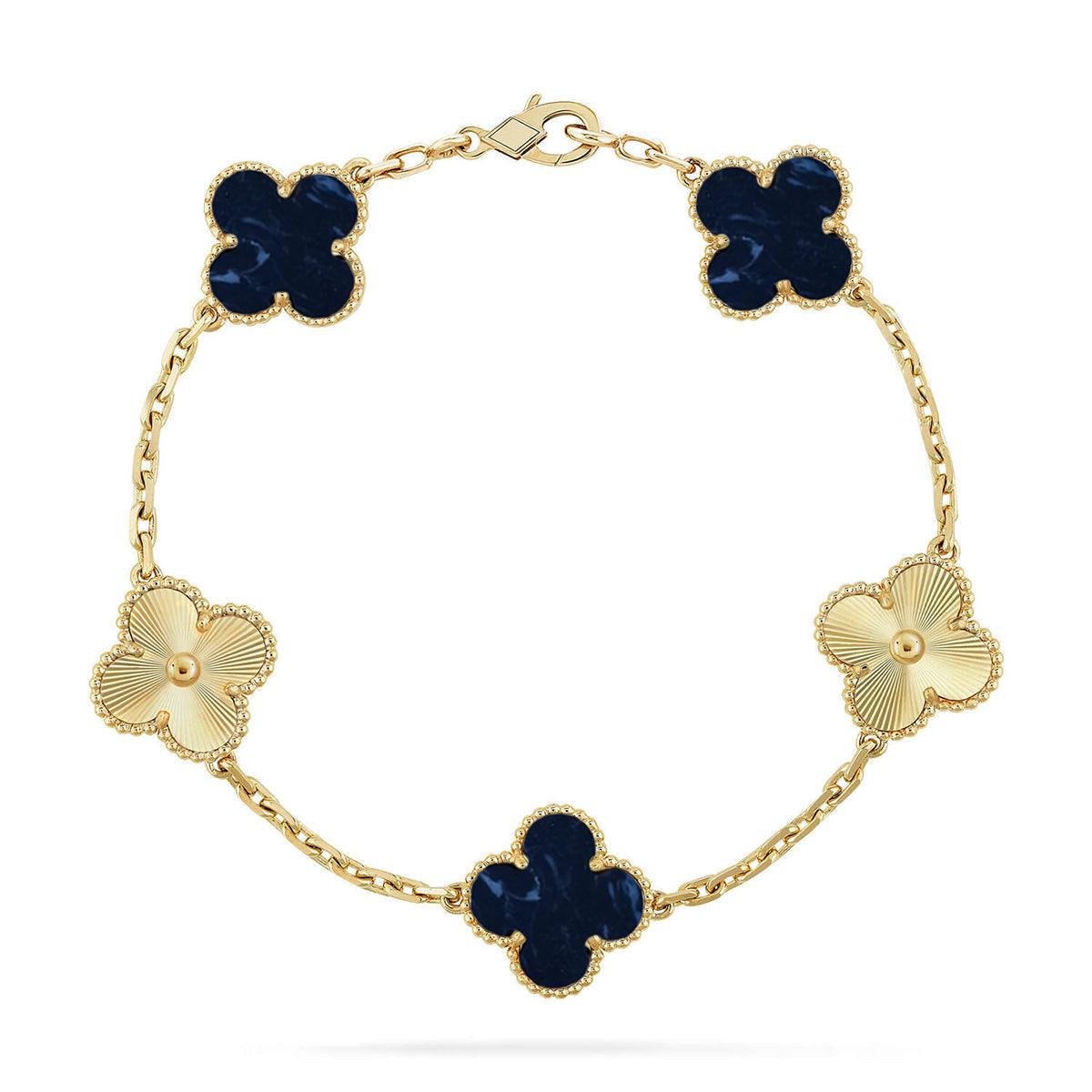 [⭐Corinne]CLOVER 5 MOTIF PIETERSITE BRACELET COLLECTION