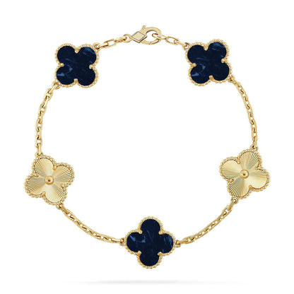 [⭐Corinne]CLOVER 5 MOTIF PIETERSITE BRACELET COLLECTION