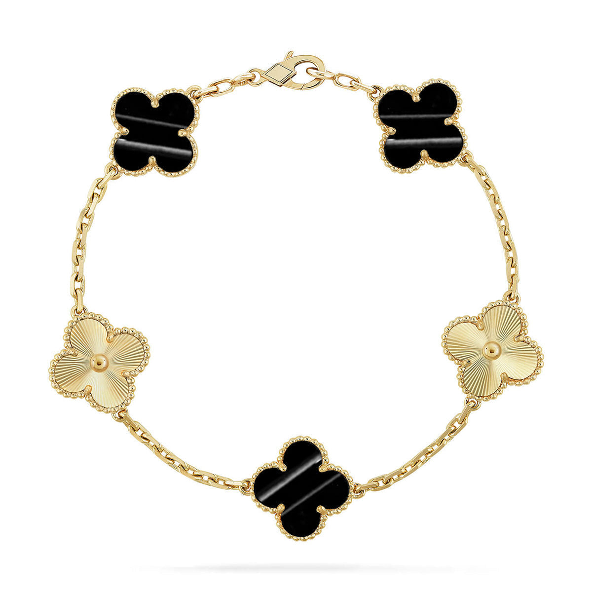 [⭐Corinne] CLOVER 5 MOTIF PULSAR STONE BRACELET COLLECTION