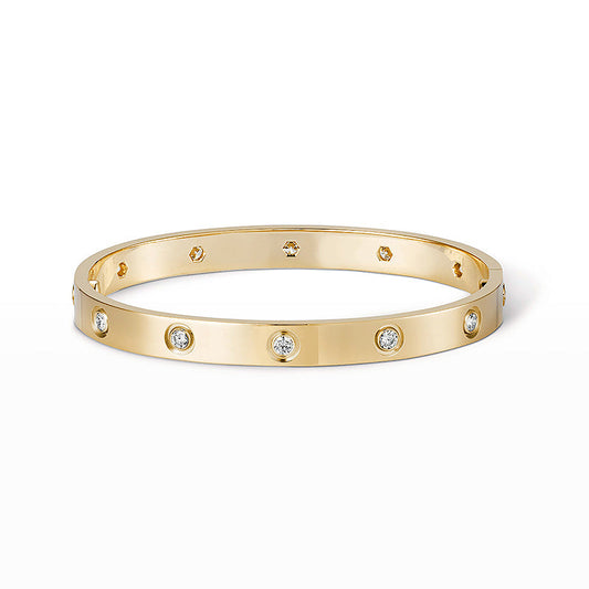 [⭐Corinne]LOVE BRACELET 6.1MM 10 DIAMONDS