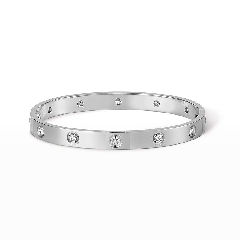 [⭐Corinne]LOVE BRACELET 6.1MM 10 DIAMONDS