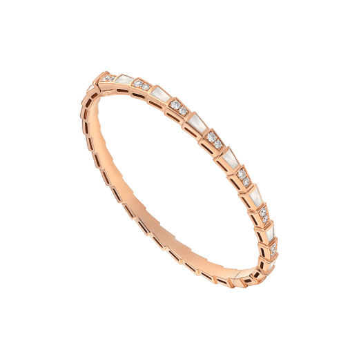 [⭐Corinne]SERPENTI BRACELET PINK GOLD MOP DIAMOND
