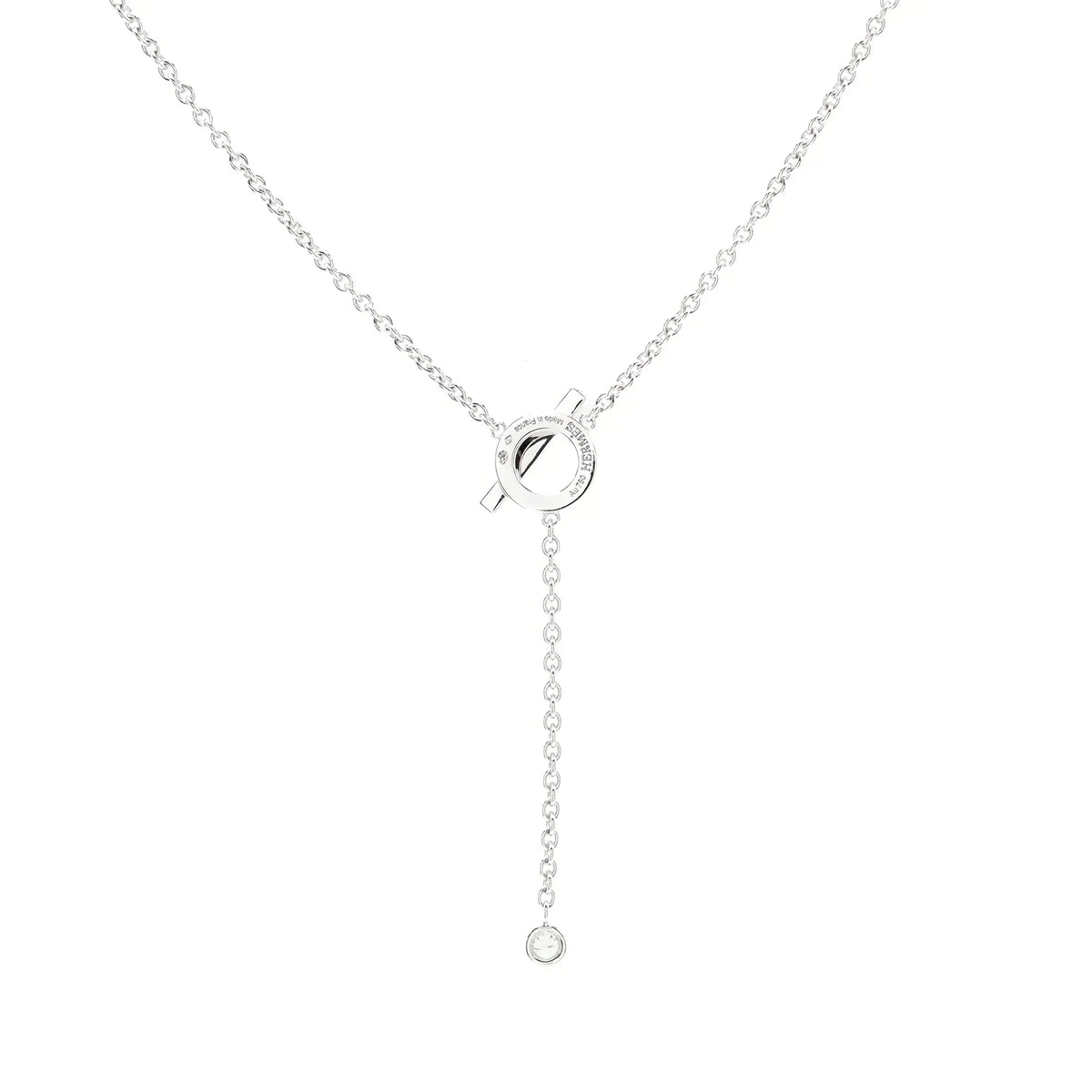 [⭐Corinne]FINESSE SILVER DIAMOND NECKLACE