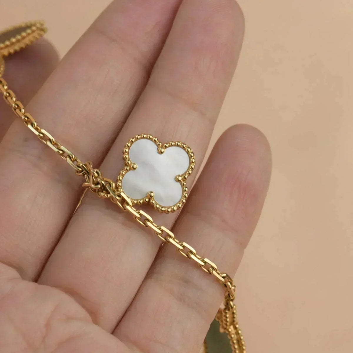 [⭐Corinne]LUCKY SPRING 5 MOTIF GOLD BRACELET