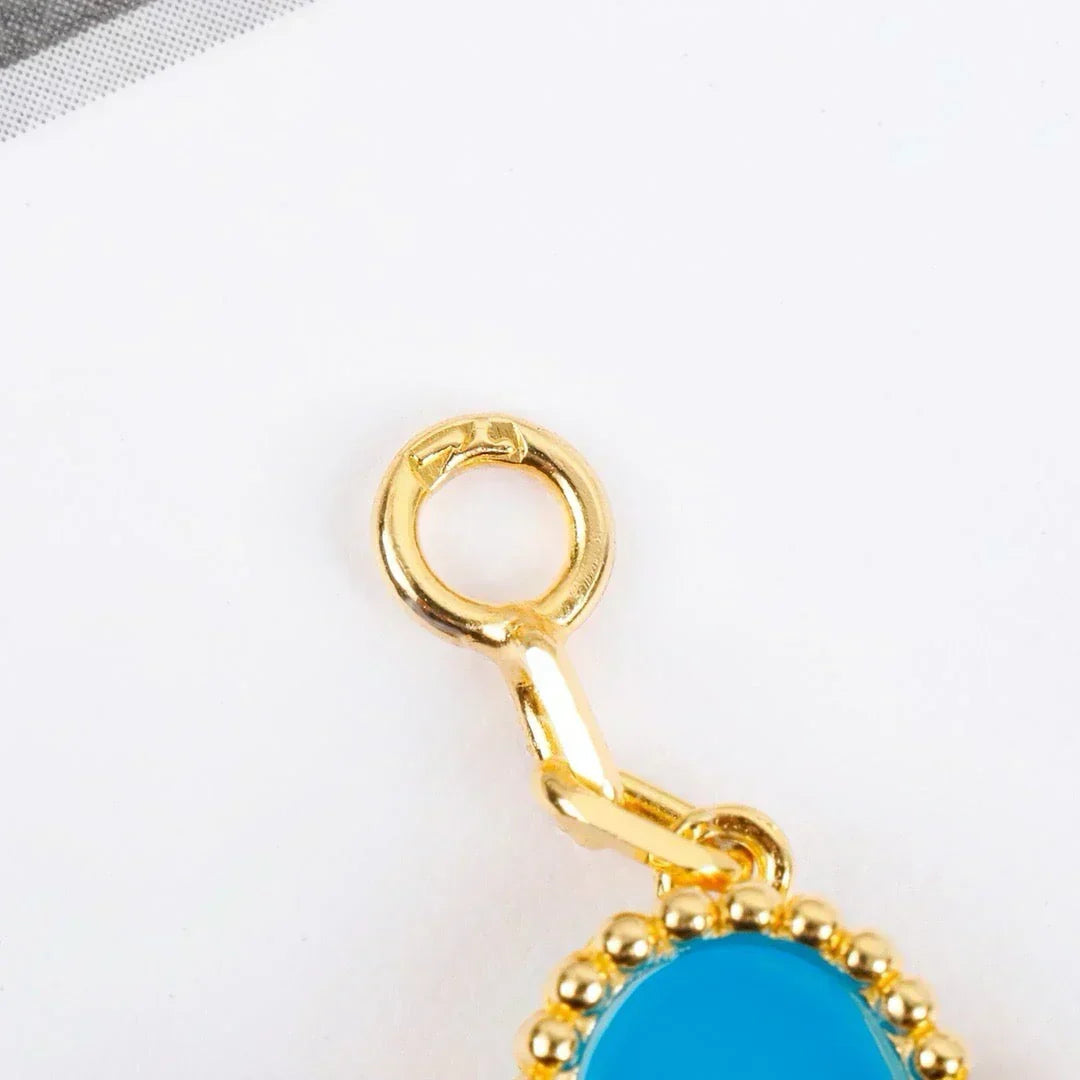 [⭐Corinne] CLOVER 5 MOTIF TURQUOISE BRACELET COLLECTION