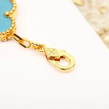 [⭐Corinne] CLOVER 5 MOTIF TURQUOISE BRACELET COLLECTION