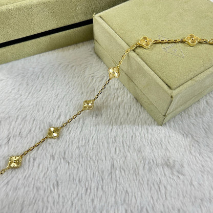 [⭐Corinne]CLOVER 6 MOTIF DIAMOND BRACELET