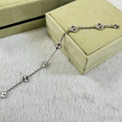 [⭐Corinne]CLOVER 6 MOTIF DIAMOND BRACELET