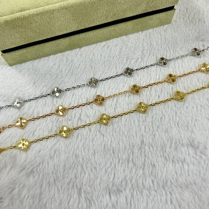 [⭐Corinne]CLOVER 6 MOTIF DIAMOND BRACELET