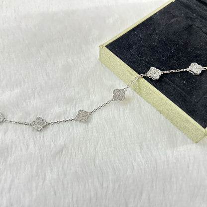 [⭐Corinne]CLOVER 6 MOTIF DIAMOND BRACELET