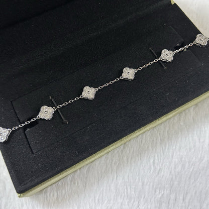 [⭐Corinne]CLOVER 6 MOTIF DIAMOND BRACELET