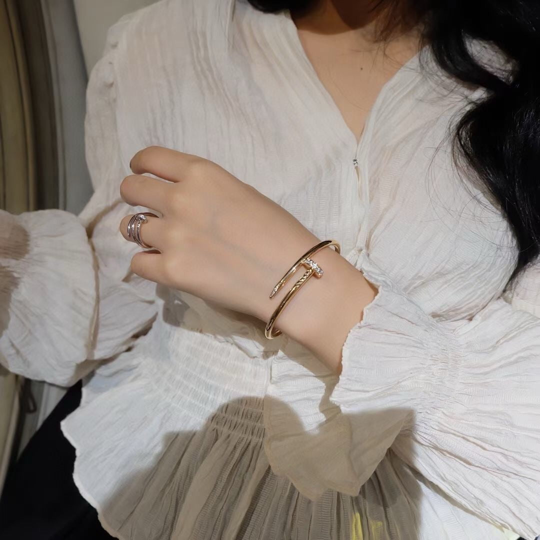 [⭐Corinne]JUSTE BRACELET 3.5MM DIAMONDS