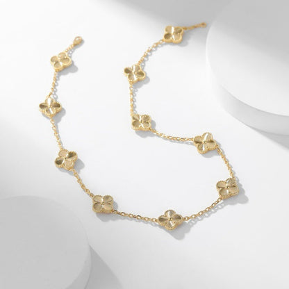 [⭐Corinne]CLOVER 10 MOTIFS LASER NECKLACE