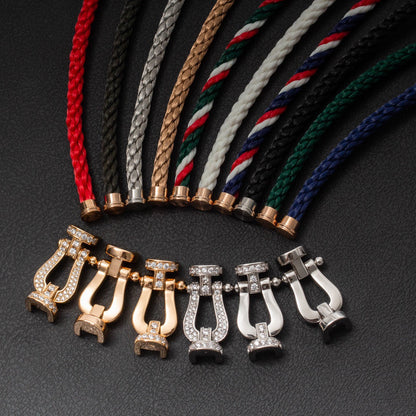 [⭐Corinne]FORCE LARGE HORSESHOE NO DIAMOND BRACELET ROSE GOLD