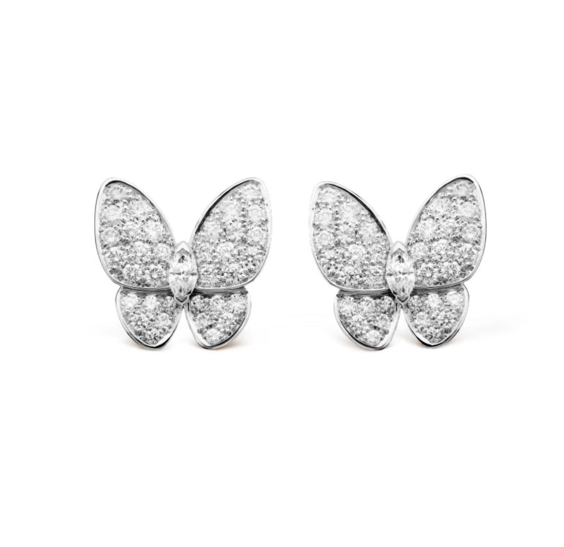 [⭐Corinne]BUTTERFLY ALL DIAMOND EARRINGS