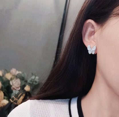 [⭐Corinne]BUTTERFLY ALL DIAMOND EARRINGS