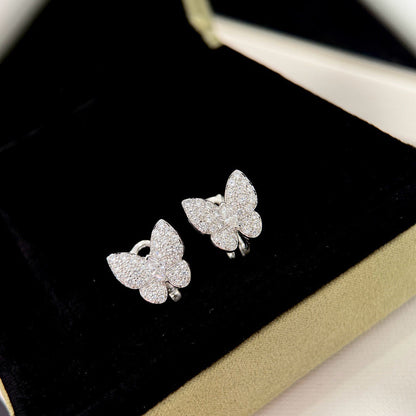 [⭐Corinne]BUTTERFLY ALL DIAMOND EARRINGS