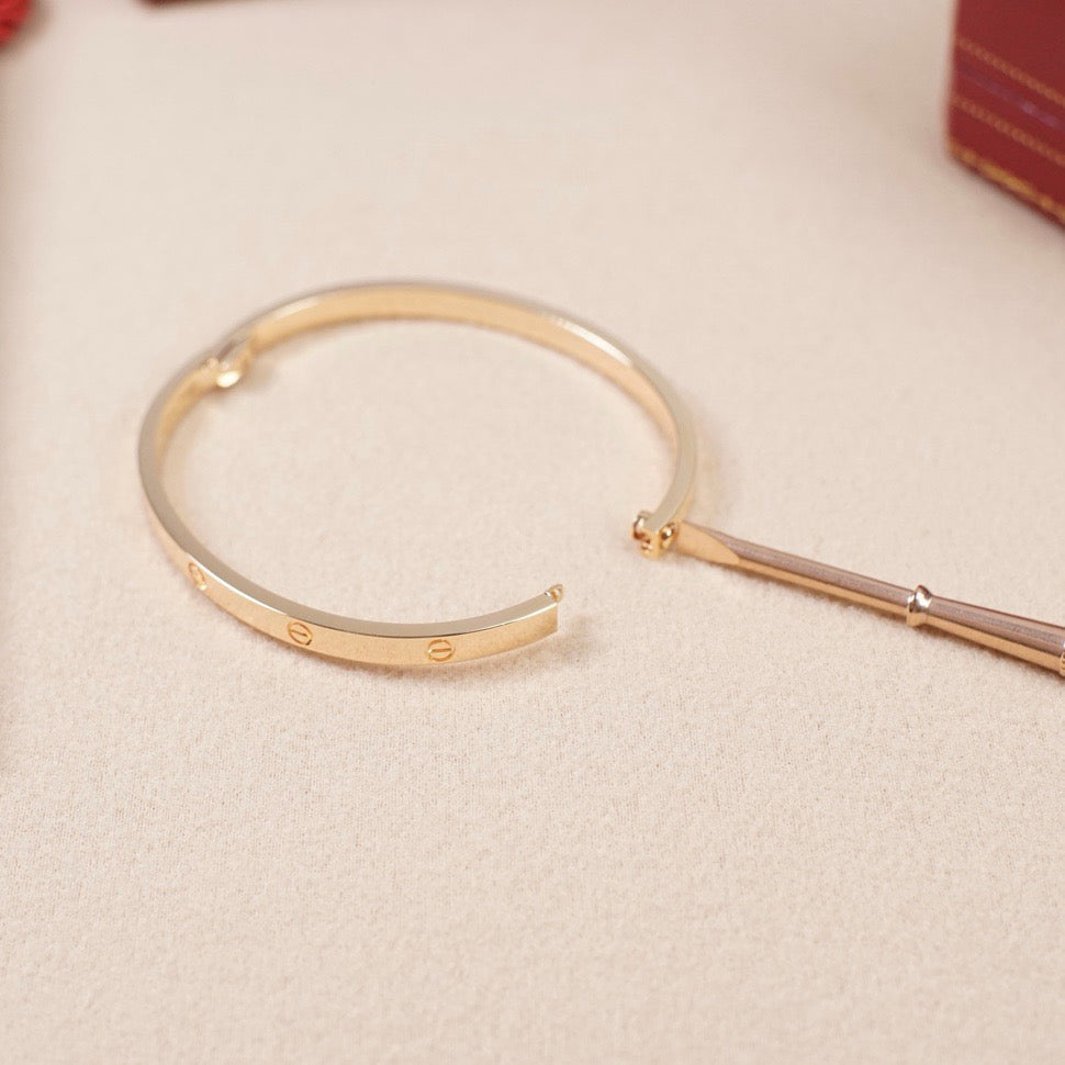 [⭐Corinne]LOVE BRACELET 3.65MM NO DIAMONDS