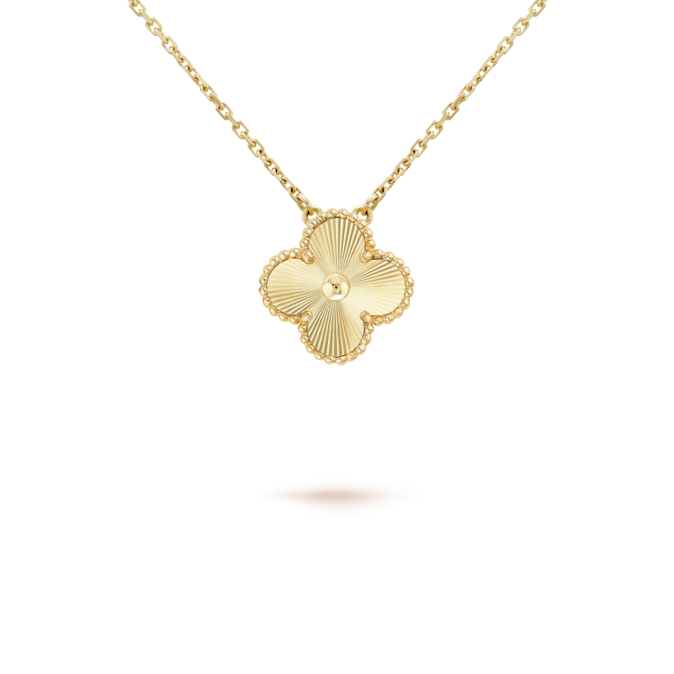 [⭐Corinne]CLOVER 15MM LASER NECKLACE