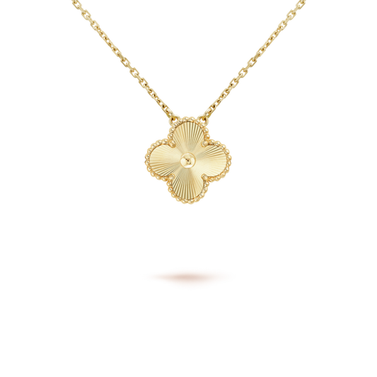 [⭐Corinne]CLOVER 15MM LASER NECKLACE AND BOX