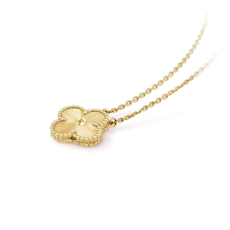 [⭐Corinne]CLOVER 15MM LASER NECKLACE