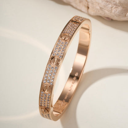 [⭐Corinne]LOVE BRACELET 6.1MM DIAMOND-PAVED