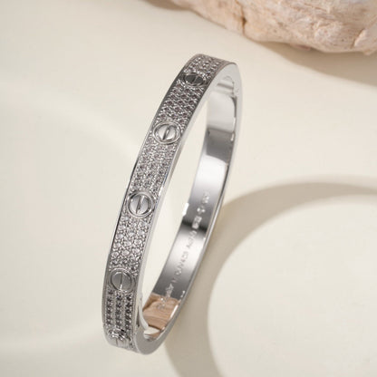 [⭐Corinne]LOVE BRACELET 6.1MM DIAMOND-PAVED