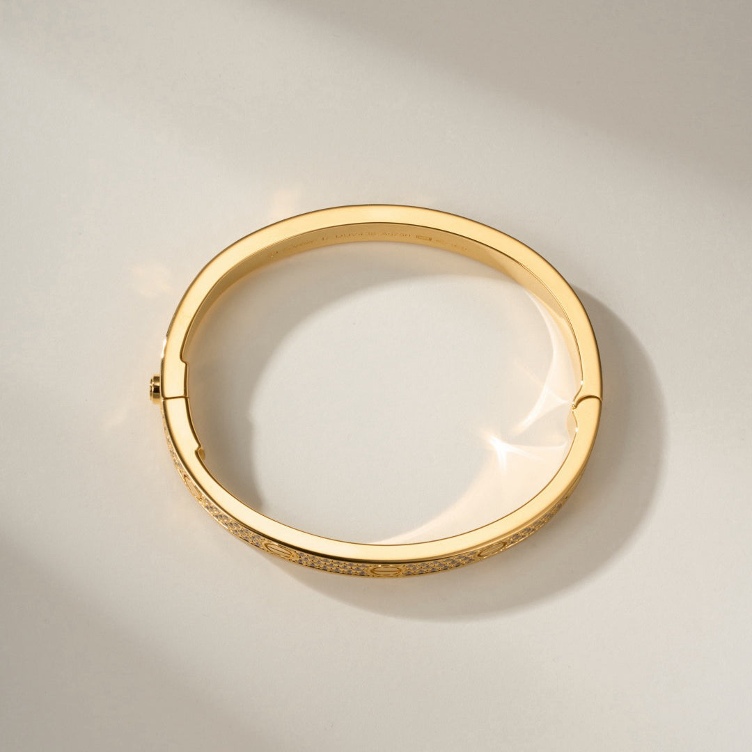 [⭐Corinne]LOVE BRACELET 6.1MM DIAMOND-PAVED