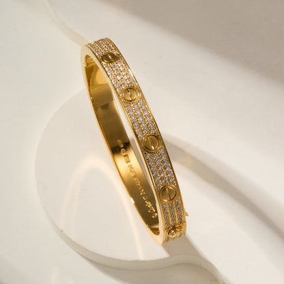 [⭐Corinne]LOVE BRACELET 6.1MM DIAMOND-PAVED