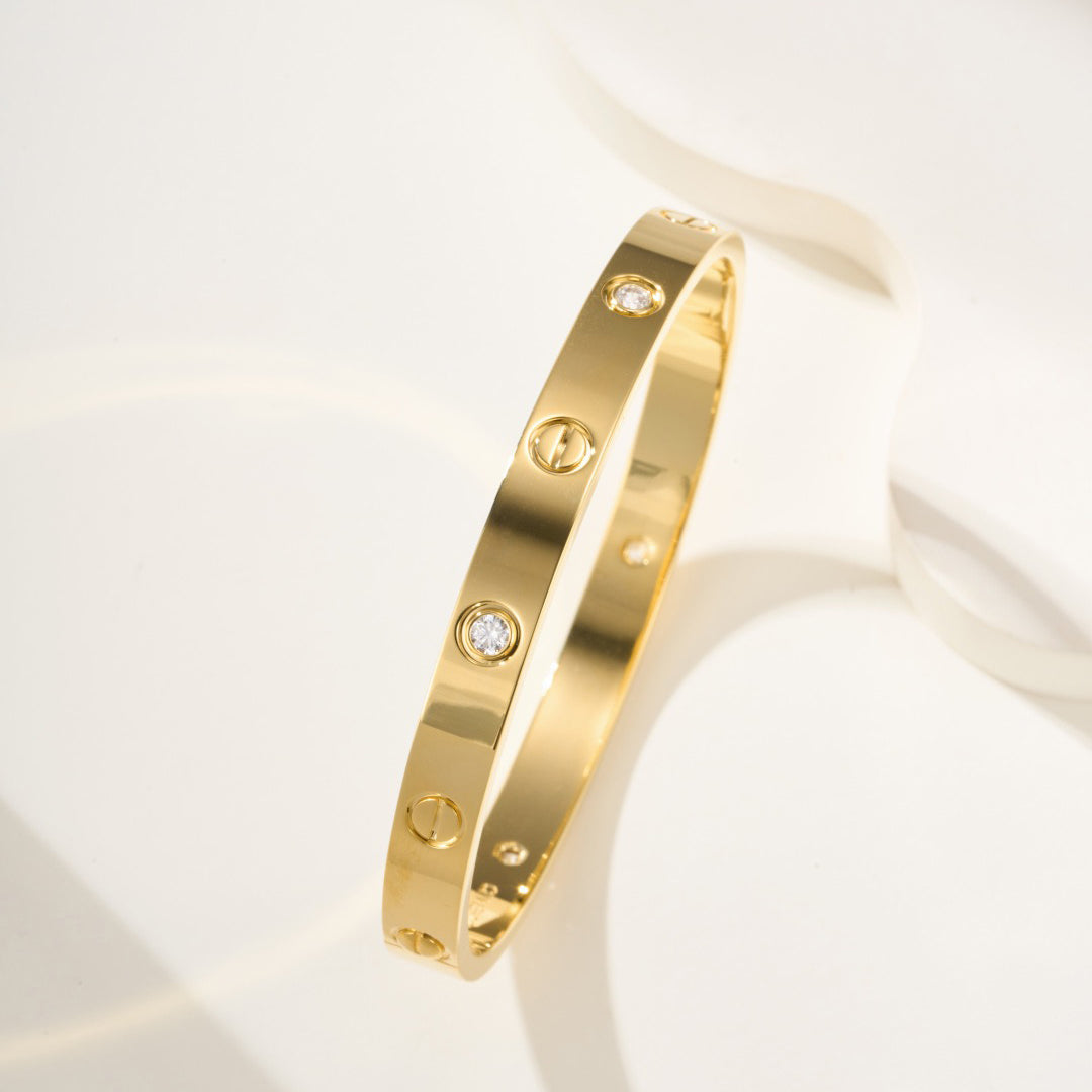 [⭐Corinne]LOVE BRACELET 6.1MM 4 DIAMONDS
