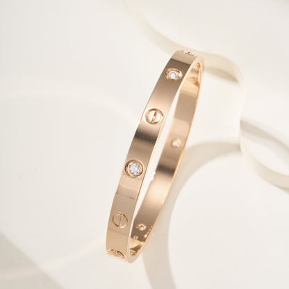 [⭐Corinne]LOVE BRACELET 6.1MM 4 DIAMONDS