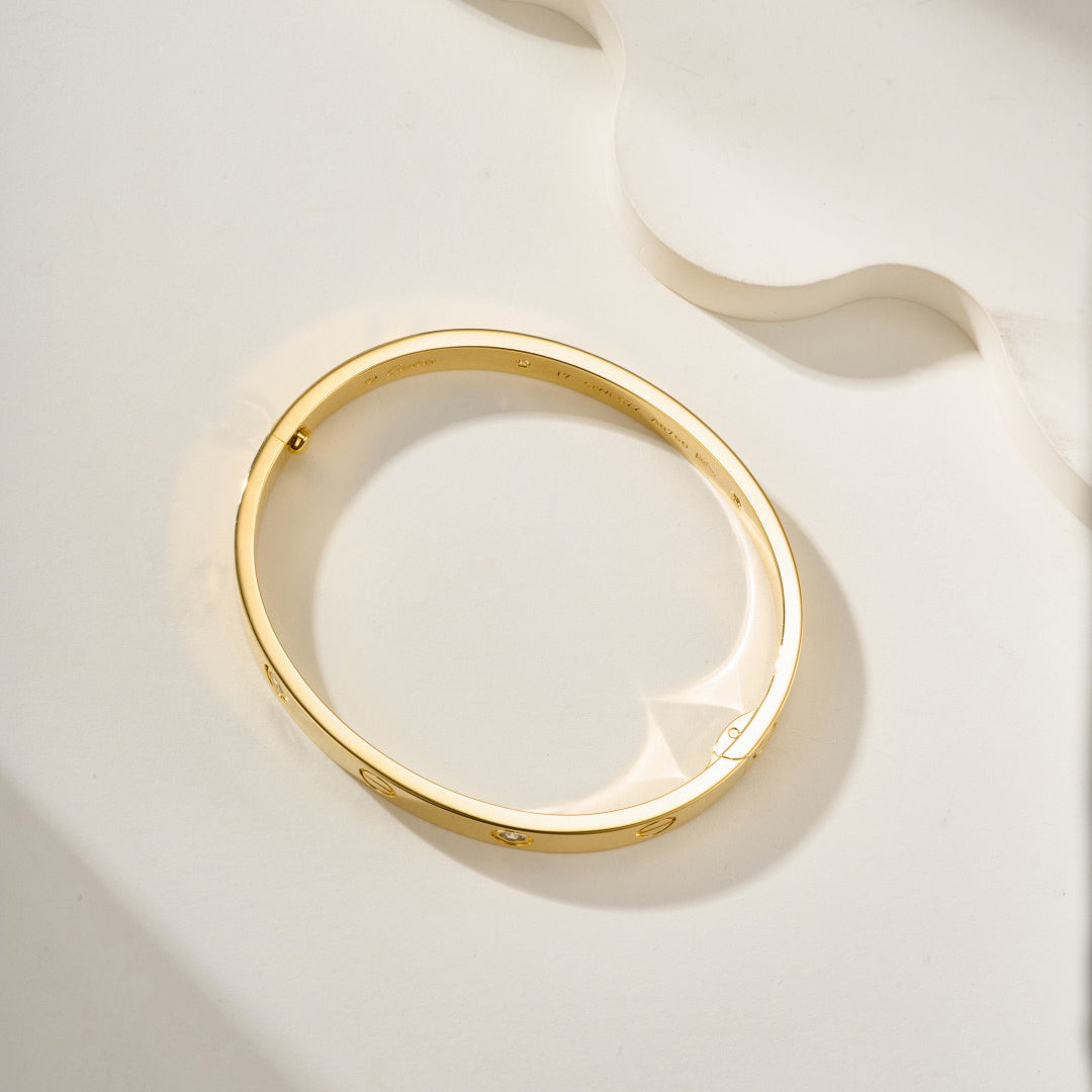 [⭐Corinne]LOVE BRACELET 6.1MM 4 DIAMONDS