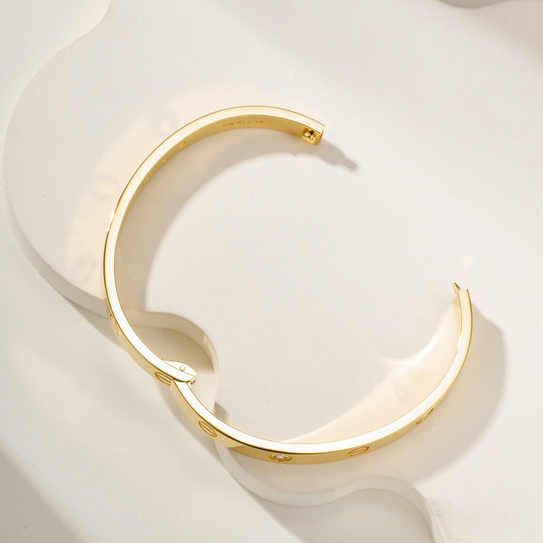 [⭐Corinne]LOVE BRACELET 6.1MM 4 DIAMONDS