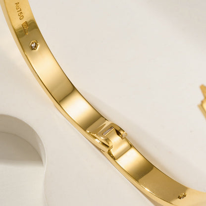 [⭐Corinne]LOVE BRACELET 6.1MM 4 DIAMONDS