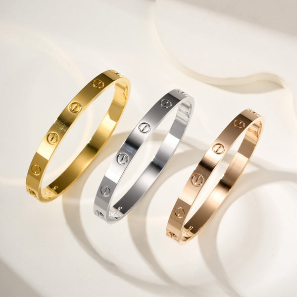 [⭐Corinne]LOVE BRACELET 6.1MM NO DIAMONDS